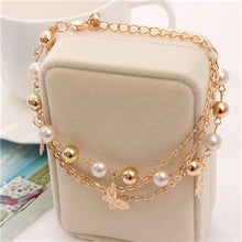 Load image into Gallery viewer, 2019 New Woman Bracelets Mulitlayer Gold Chain Heart Bracelets &amp; Bangles Charm Bracelets For Women Crystal Bracelets