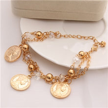Load image into Gallery viewer, 2019 New Woman Bracelets Mulitlayer Gold Chain Heart Bracelets &amp; Bangles Charm Bracelets For Women Crystal Bracelets