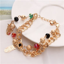 Load image into Gallery viewer, 2019 New Woman Bracelets Mulitlayer Gold Chain Heart Bracelets &amp; Bangles Charm Bracelets For Women Crystal Bracelets