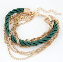 Load image into Gallery viewer, 2019 New Woman Bracelets Mulitlayer Gold Chain Heart Bracelets &amp; Bangles Charm Bracelets For Women Crystal Bracelets