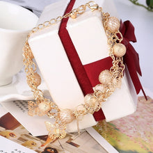 Load image into Gallery viewer, 2019 New Woman Bracelets Mulitlayer Gold Chain Heart Bracelets &amp; Bangles Charm Bracelets For Women Crystal Bracelets