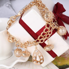 Load image into Gallery viewer, 2019 New Woman Bracelets Mulitlayer Gold Chain Heart Bracelets &amp; Bangles Charm Bracelets For Women Crystal Bracelets