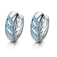 Load image into Gallery viewer, MISANANRYNE Classic Design Gold Color AAA CZ Wedding Hoop Earrings for Women Fashion jewelry Design Gift Accessories