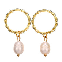 Load image into Gallery viewer, 17KM New Gold Korean Earrings 2019 For Women Lover Fashion Drop Round Heart Dangle Earring Wedding Geometric Jewelry Wholesale