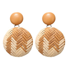 Load image into Gallery viewer, 17KM New Gold Korean Earrings 2019 For Women Lover Fashion Drop Round Heart Dangle Earring Wedding Geometric Jewelry Wholesale