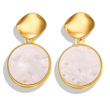 Load image into Gallery viewer, 17KM Fashion Gold Sliver Acrylic Drop Earrings For Women 2019 New Vintage Round Heart Geometric Dangle Earring Statement Jewelry