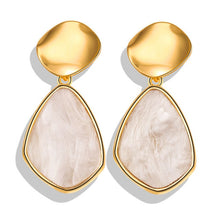 Load image into Gallery viewer, 17KM Fashion Gold Sliver Acrylic Drop Earrings For Women 2019 New Vintage Round Heart Geometric Dangle Earring Statement Jewelry