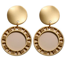 Load image into Gallery viewer, 17KM Fashion Gold Sliver Acrylic Drop Earrings For Women 2019 New Vintage Round Heart Geometric Dangle Earring Statement Jewelry
