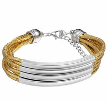 Load image into Gallery viewer, Bracelet Wholesale 2019 New Fashion Jewelry Leather Bracelet for Women Bangle Europe Beads Charms Gold Bracelet Christmas Gift