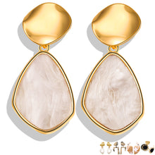 Load image into Gallery viewer, 17KM New Gold Korean Earrings 2019 For Women Lover Fashion Drop Round Heart Dangle Earring Wedding Geometric Jewelry Wholesale