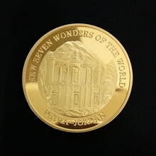 Load image into Gallery viewer, Gold-plated Commemorative Medallion of Seven Wonders Collectible Art  Coin  Gift Lucky  Coin Metal 2007