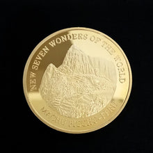 Load image into Gallery viewer, Gold-plated Commemorative Medallion of Seven Wonders Collectible Art  Coin  Gift Lucky  Coin Metal 2007