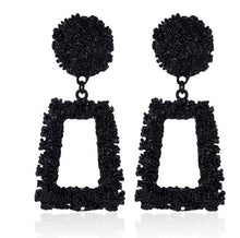 Load image into Gallery viewer, KMVEXO Big Vintage Earrings for Women Gold Silver Black Geometric Statement Earring 2019 Metal Earing Hanging Fashion Jewelry