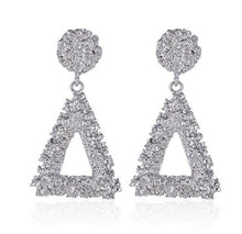 Load image into Gallery viewer, KMVEXO Big Vintage Earrings for Women Gold Silver Black Geometric Statement Earring 2019 Metal Earing Hanging Fashion Jewelry