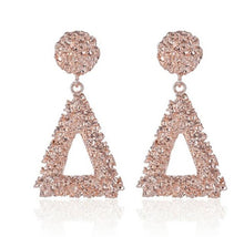 Load image into Gallery viewer, KMVEXO Big Vintage Earrings for Women Gold Silver Black Geometric Statement Earring 2019 Metal Earing Hanging Fashion Jewelry