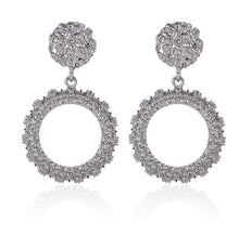 Load image into Gallery viewer, KMVEXO Big Vintage Earrings for Women Gold Silver Black Geometric Statement Earring 2019 Metal Earing Hanging Fashion Jewelry