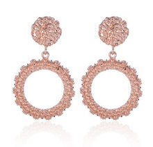 Load image into Gallery viewer, KMVEXO Big Vintage Earrings for Women Gold Silver Black Geometric Statement Earring 2019 Metal Earing Hanging Fashion Jewelry
