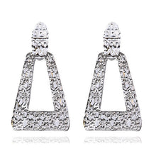 Load image into Gallery viewer, KMVEXO Big Vintage Earrings for Women Gold Silver Black Geometric Statement Earring 2019 Metal Earing Hanging Fashion Jewelry